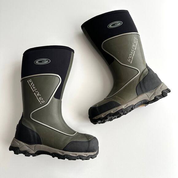 Grubs Snowline 12.5‎ Super Sport Insulated Waterproof Utility Wellington Boots 8 - Picture 1 of 9